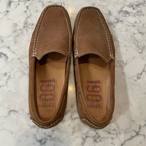 1901 Suede Driving Loafers - Tan - Size 9